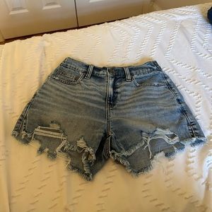Aerie stretch jean shorts